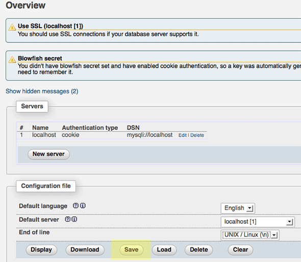 phpmyadmin-save-config